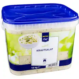 Metro Krautsalat, Preisangabe ohne MwSt. (Preis inkl. MwSt. 3,18 €), METRO Angebot