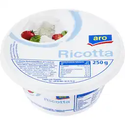 Metro Ricotta, Preisangabe ohne MwSt. (Preis inkl. MwSt. 1,60 €), METRO Angebot