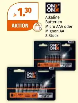 Müller Alkaline Batterien Micro AAA oder Mignon AA Angebot