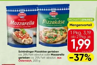 Schärdinger Pizzakäse gerieben