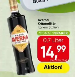 Spar Averna Kräuterlikör Angebot
