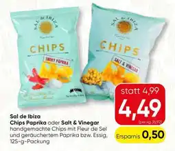 Spar Sal de Ibiza Chips Paprika oder Salt & Vinegar Angebot