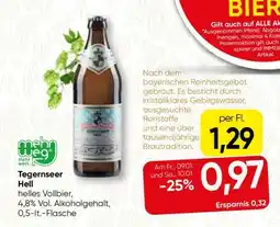 Spar Tegernseer Hell Angebot