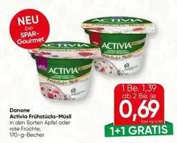 Spar Danone Activia Frühstücks-Müsli Angebot
