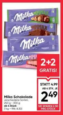 Maximarkt MILKA SCHOKOLADE Angebot
