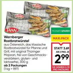 Maximarkt Wernberger Rostbratwürstel Angebot
