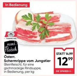 Maximarkt Österr. Scherrippe vom Jungstier Angebot