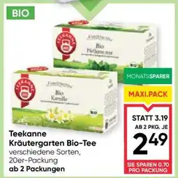 Maximarkt Teekanne Kräutergarten Bio-Tee Angebot