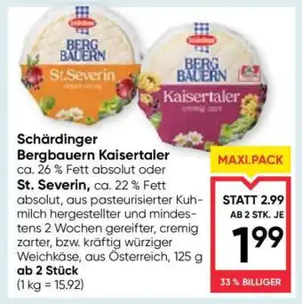 Maximarkt Schärdinger Bergbauern Kaisertaler Angebot