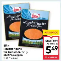 Maximarkt Elfin Räucherlachs für Genießer Angebot