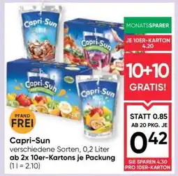 Maximarkt Capri Sun Angebot