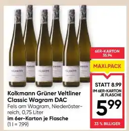 Maximarkt Kolkmann Grüner Veltliner Classic Wagram DAC Angebot