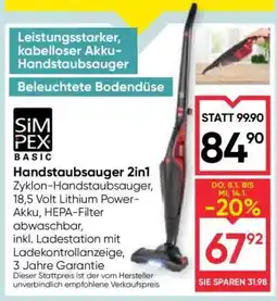 Maximarkt Handstaubsauger 2in1 Angebot