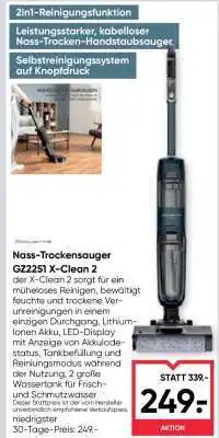 Maximarkt Nass-Trockensauger GZ2251 X-Clean 2 Angebot