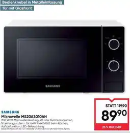 Maximarkt Mikrowelle MS20A3010AH Angebot
