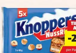 Hofer Storck Knoppers Nussriegel Angebot