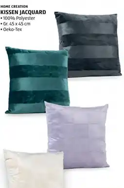 Hofer Home Creation Kissen Jacquard Angebot