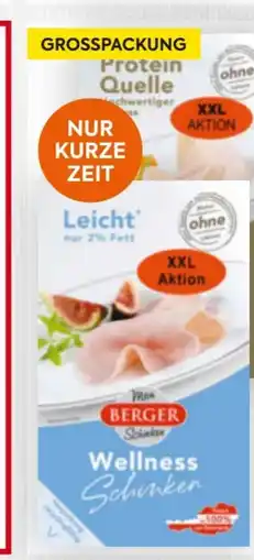 Billa Berger Wellness Schinkenaufschnitt Angebot