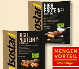 Interspar Isostar High Protein Sportriegel Haselnuss Angebot