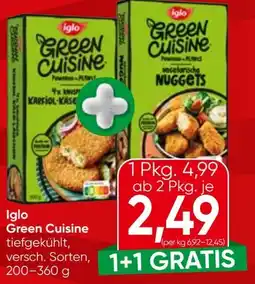 Spar Iglo Green Cuisine Angebot