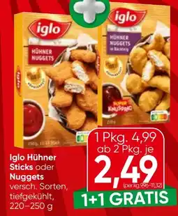 Spar Iglo Hühner Sticks Angebot