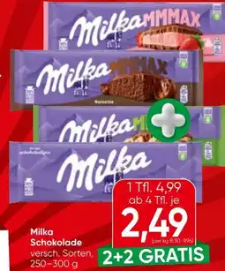 Spar Milka Schokolade Angebot