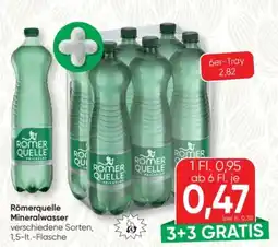SPAR Gourmet Römerquelle Mineralwasser Angebot