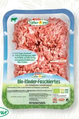 SPAR Gourmet Spar Natur pur Bio-Rinderfaschiertes Angebot