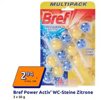 Bref Power Activ' WC-Steine Zitrone