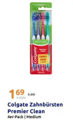 Action Colgate Zahnbürsten Premier Clean Angebot