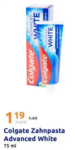 Action Colgate Zahnpasta Advanced White Angebot