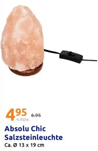 Absolu Chic Salzsteinleuchte