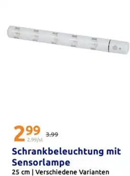 Action Schrankbeleuchtung mit Sensorlampe Angebot