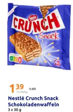 Action Nestlé Crunch Snack Schokoladenwaffeln Angebot