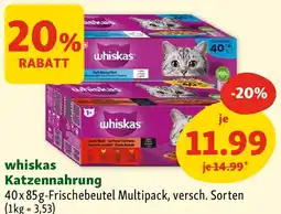 Fressnapf whiskas Katzennahrung Angebot