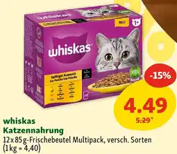 Fressnapf whiskas Katzennahrung Angebot