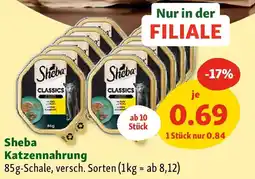 Fressnapf Sheba Katzennahrung Angebot
