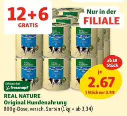 Fressnapf REAL NATURE Original Hundenahrung Angebot