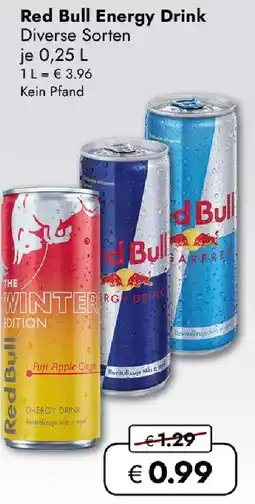Travel FREE Red Bull Energy Drink Angebot