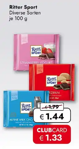 Travel FREE Ritter sport Angebot