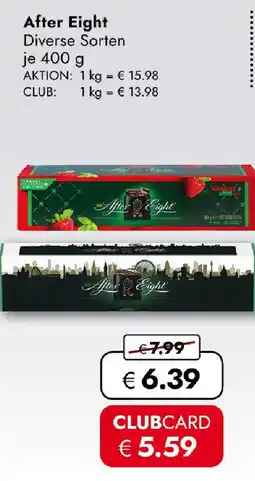 Travel FREE After Eight Angebot