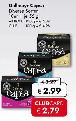 Travel FREE Dallmayr Capsa Angebot