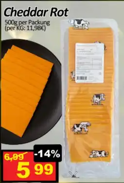 Wurstico Cheddar rot Angebot