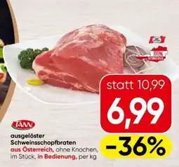 Spar ausgelöster Schweinsschopfbraten Angebot