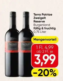 Spar Terra Patriae Zweigelt Reserve Angebot