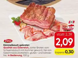 Spar Kümmelbauch gebraten Angebot
