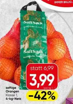 Spar Saftige Orangen Angebot