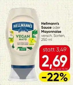 Spar Hellmann's Sauce oder Mayonnaise Angebot