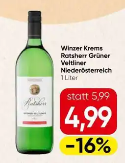 Spar Winzer Krems Ratsherr Grüner Veltliner Niederösterreich Angebot