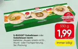 Spar S-BUDGET Gabelbissen oder Gabelbissen leicht Angebot
